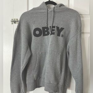 Obey hoodie. size medium in women’s.